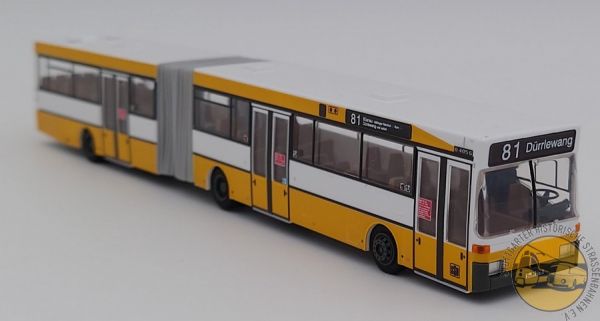 Modellbus "MB O405G; SSB, Stuttgart / Linie 81 / SHB-Sondermodell"